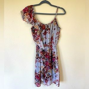 Floral short summer dress